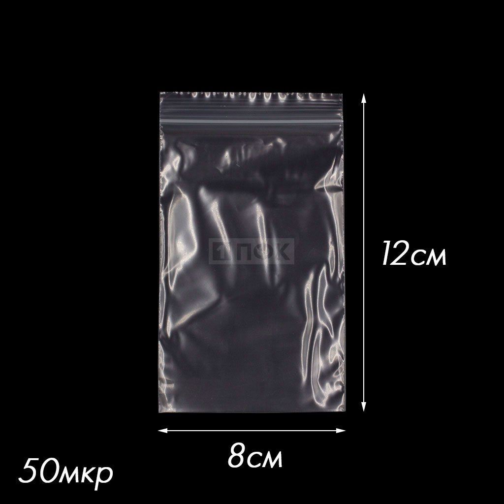 Пакет Zip-Lock 8х12см 50мкр (уп 100шт) — ПФКР Пакет Zip-Lock 8х12см 50мкр (уп 100шт)