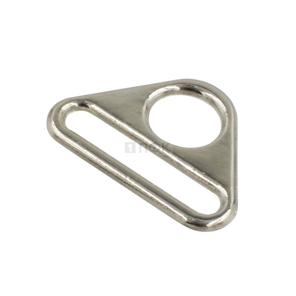 Пряжка металлическая треугольник 32мм никель (уп 100шт) 5гр — ПФКР Пряжка металлическая треугольник 32мм никель (уп 100шт) 5гр