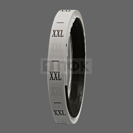 Размерная лента 1*2,5см арт.С14 (рул.270шт) "XXL" (упак 20шт/кор 1000шт) Размерная лента 1*2,5см арт.С14 (рул.270шт) "XXL" (упак 20шт/кор 1000шт)