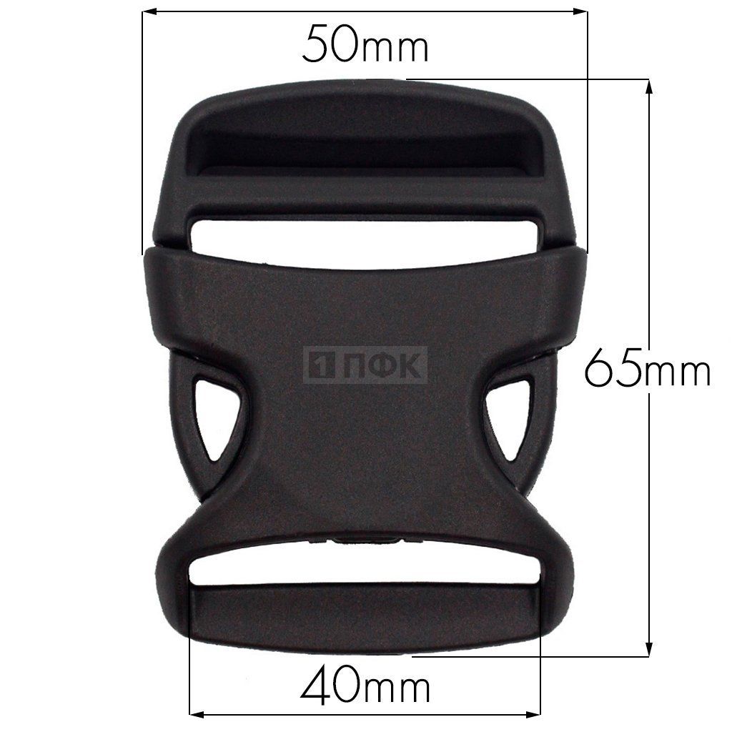 Фастекс Ф-40/6 (защелка-трезубец) ПФЛ 40мм цв черный (уп 1000шт) — ПФКР Фастекс Ф-40/6 (защелка-трезубец) ПФЛ 40мм цв черный (уп 1000шт)