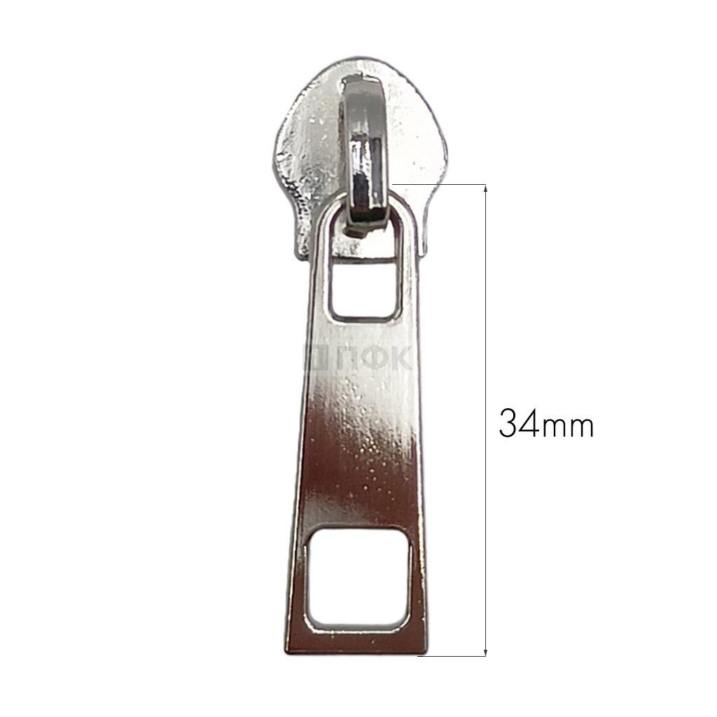 Бегунок для спиральной (витой) молнии тип 8 галант N13A цв никель "зеркальный" (уп 500шт/2500шт) — ПФКР Бегунок для спиральной (витой) молнии тип 8 галант N13A цв никель "зеркальный" (уп 500шт/2500шт)