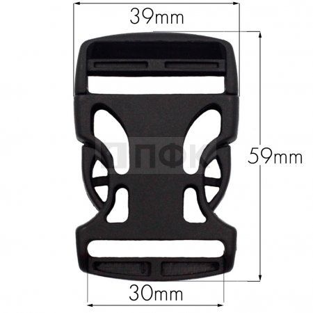 Фастекс Ф-30/3 (защелка-трезубец) ПА 30мм цв черный (уп 1000шт) Фастекс Ф-30/3 (защелка-трезубец) ПА 30мм цв черный (уп 1000шт)