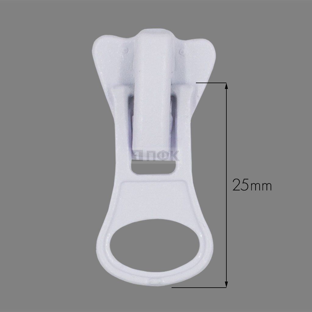 Бегунок трактор тип 8 автомат цв 101 белый (уп 1000шт/5000шт) ГРУША КОРОНА — ПФКР Бегунок трактор тип 8 автомат цв 101 белый (уп 1000шт/5000шт) ГРУША КОРОНА