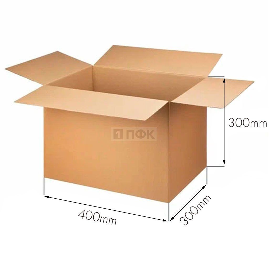 Коробка малая 400*300*300мм (уп 20шт) — ПФКР Коробка малая 400*300*300мм (уп 20шт)