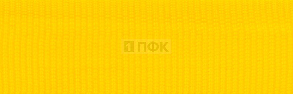 Стропа текстильная (лента ременная) 10мм 2,7 гр/м цв 100 желтый (рул 50м/уп 3000м)