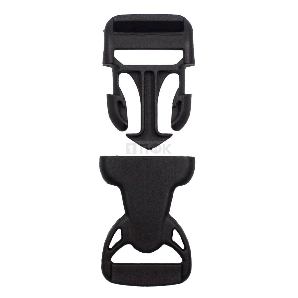 Фастекс НФ-20 (защелка-трезубец) ПА 20мм цв черный (уп 1000шт) — ПФКР Фастекс НФ-20 (защелка-трезубец) ПА 20мм цв черный (уп 1000шт)