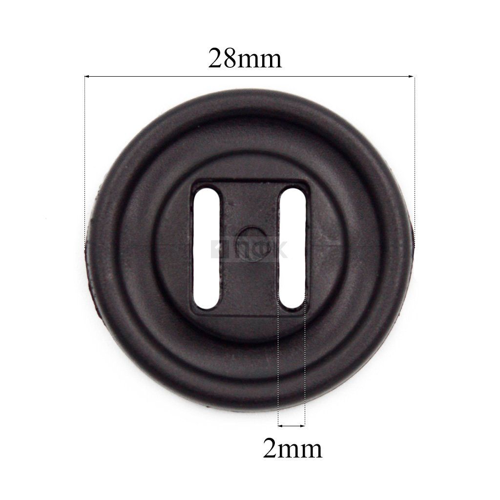 Пуговица КН-28 (Канада) ПП 28мм цв черный (уп 1000шт) — ПФКР Пуговица КН-28 (Канада) ПП 28мм цв черный (уп 1000шт)