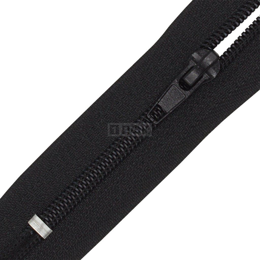 Молния спиральная (витая) тип 5 25см н/р цв 322 черный груша (уп 100шт)