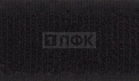 Лента контактная пришивная (липучка/велькро) 80мм цв 090 черный (рул 25м/кор 150м)