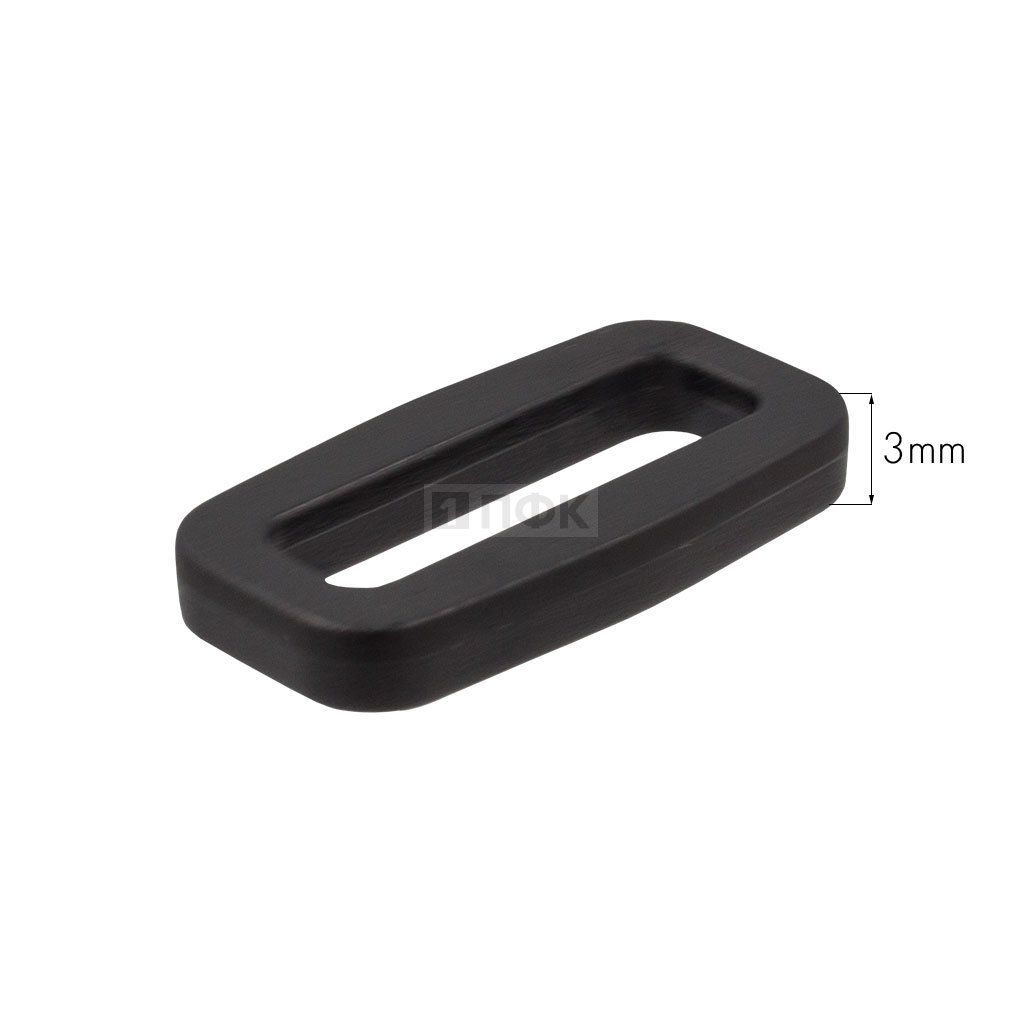 Пряжка-рамка пластик 20мм арт.А8-075 РОМ цв черный (уп 500шт/5000шт) — ПФКР Пряжка-рамка пластик 20мм арт.А8-075 РОМ цв черный (уп 500шт/5000шт)