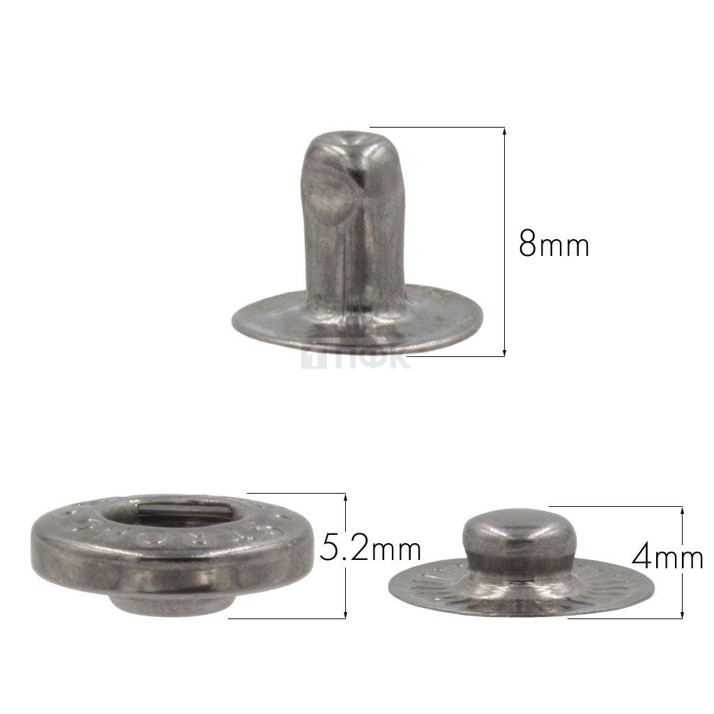 3 Части кнопки для одежды 15мм Альфа латунь цв никель тем (уп 720шт) STRONG — ПФКР 3 Части кнопки для одежды 15мм Альфа латунь цв никель тем (уп 720шт) STRONG