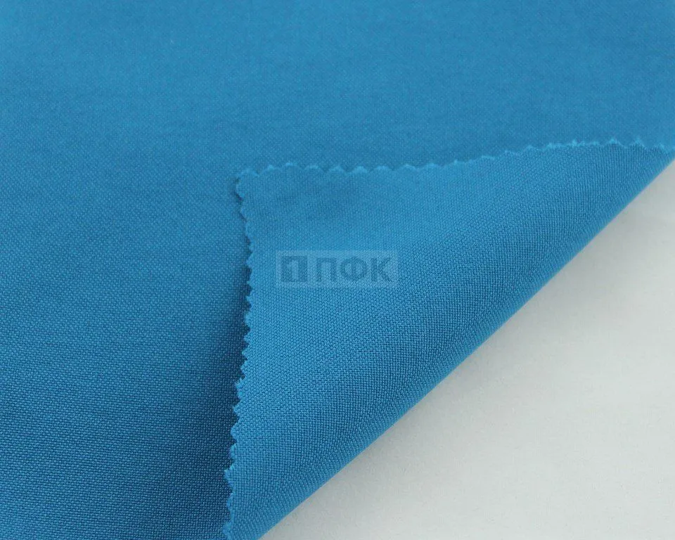 Ткань Габардин 100%ПЭ 150 гр/кв.м цв морская волна 10 (рул 50м) — ПФКР Ткань Габардин 100%ПЭ 150 гр/кв.м цв морская волна 10 (рул 50м)