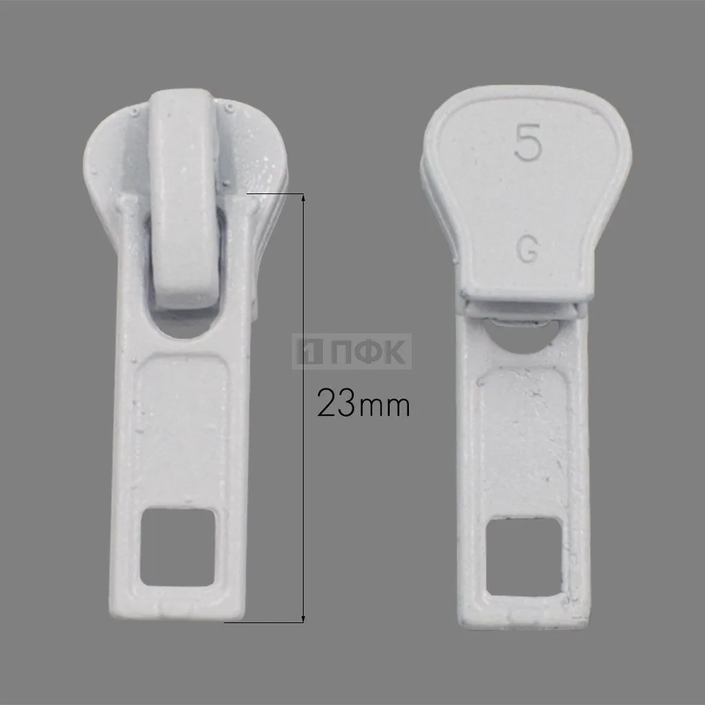 Бегунок трактор тип 5 галант цв 101 белый (уп 2000шт/10000шт) — ПФКР Бегунок трактор тип 5 галант цв 101 белый (уп 2000шт/10000шт)