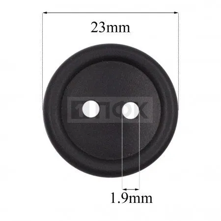 Пуговица КЛ 23-2 ПП 23мм цв черный (уп 1000шт) Пуговица КЛ 23-2 ПП 23мм цв черный (уп 1000шт)