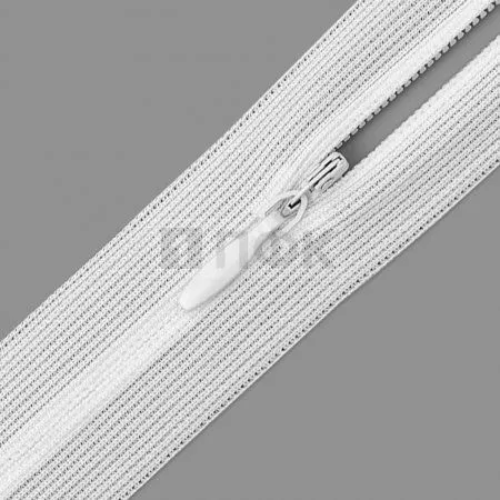 Молния потайная 75см н/р цв 101 (уп 100шт)