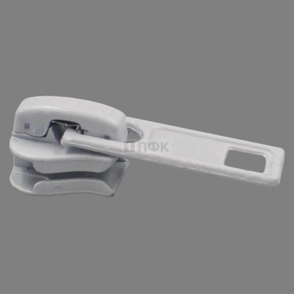 Бегунок трактор тип 5 галант цв 101 белый (уп 2000шт/10000шт) — ПФКР Бегунок трактор тип 5 галант цв 101 белый (уп 2000шт/10000шт)